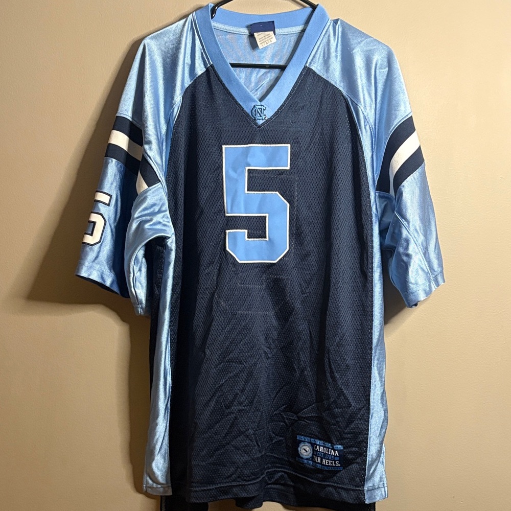 North Carolina TarHeels Football Jersey Large Officially Licensed
